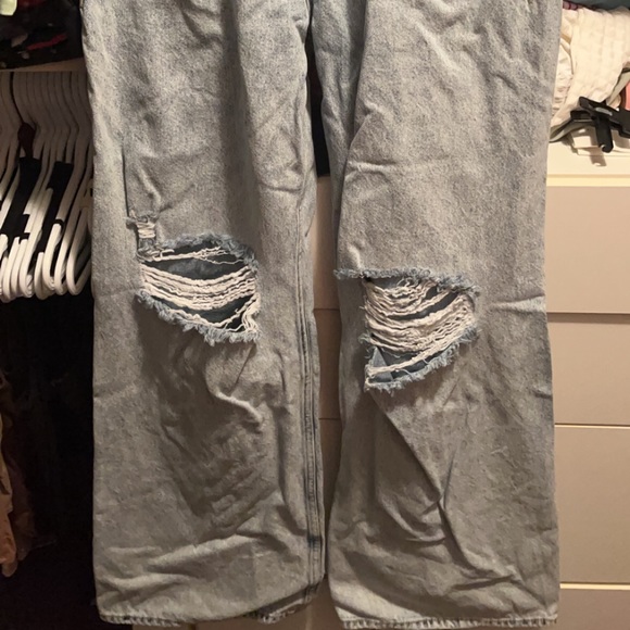 BNWOT Zara High Waist Wide Leg Jeans - Picture 3 of 5